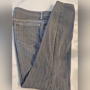 Black & White Micro-Check Jeggings